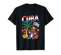 Graphique Amusant de fête Tropicale de Cuba Celebration T-Shirt