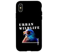 Graphique Amusant de la Faune Urbaine Nature Pigeon Lover Coque pour iPhone X/XS