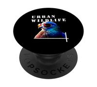 Graphique Amusant de la Faune Urbaine Nature Pigeon Lover PopSockets PopGrip Adhésif