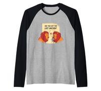 Graphique amusant « Did You Eat The Last Unicorn, Lions Eating » Manche Raglan