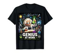 Graphique Amusant du Laboratoire Scientifique Science Genius @ Work T-Shirt