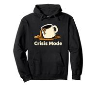 Graphique Amusant Minimal de café renversé en Mode Crise Sweat à Capuche