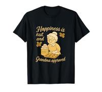 Graphique Amusant pour Grand-mère « Happiness is Nut and Honey » T-Shirt