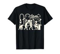 Graphique Amusant pour Salon de beauté Nail Artist Evolution T-Shirt