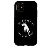 Graphique Ancien dessiné à la Main The Return of The Dire Wolf Coque pour iPhone 11