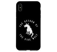 Graphique Ancien dessiné à la Main The Return of The Dire Wolf Coque pour iPhone XS Max