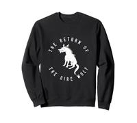Graphique ancien dessiné à la main The Return Of The Dire Wolf Sweatshirt
