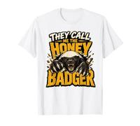 Graphique Animal féroce « They Call Me The Honey Badger » T-Shirt