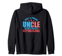 Graphique Anti-républicain Fier Oncle Sweat à Capuche