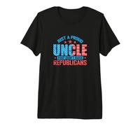Graphique Anti-républicain Fier Oncle T-Shirt Haut de Gamme
