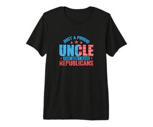 Graphique Anti-républicain Fier Oncle T-Shirt Haut de Gamme