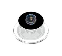 Graphique Aquarelle Cosmique Taureau PopSockets PopGrip pour MagSafe