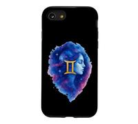 Graphique Aquarelle Gemini Cosmique Coque pour iPhone SE (2020) / 7/8