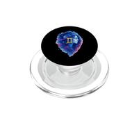 Graphique Aquarelle Gemini Cosmique PopSockets PopGrip pour MagSafe