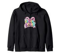 Graphique Arc-en-Ciel pour Fille de deuxième année 1er Jour d'école Sweat à Capuche