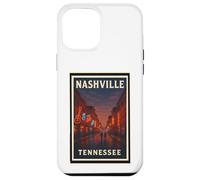 Graphique artistique de voyage Sunset Nashville Tennessee TN Dusk Dawn Coque pour iPhone 12 Pro Max