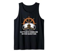 Graphique avec Citation de Leadership de Captain Command Débardeur