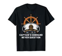 Graphique avec Citation de Leadership de Captain Command T-Shirt