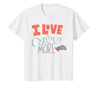 Graphique avec Citation « I Live You More Romantic » pour Couples Amoureux T-Shirt
