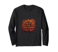 Graphique Beat The Explosion Music Pulse Manche Longue