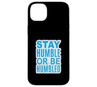 Graphique bleu L'importance de l'humilité Coque pour iPhone 14 Plus