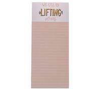 Graphique Bloc-notes magnétique - We Rise Grocery and Shopping Liste - Décoration amusante - Cadeau de pendaison de crémaillère - 100 feuilles détachables (10,2 x 23,5 x 1,2 cm)