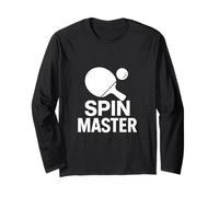 Graphique Bold Ping Pong Spin Master - Icône Sport Minimal Manche Longue