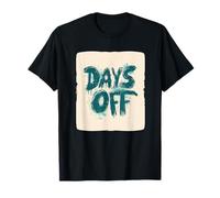 Graphique Bright Days Off pour un style amusant et sans soucis T-Shirt