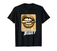 Graphique Brown Bite The Bullet Brown T-Shirt