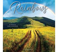 Graphique Calendrier mural 2024 Chasing Rainbows | 30,5 x 30,5 cm | Papier épais | Organiseur de maison et de bureau | Grande grille mensuelle | 3 langues et jours fériés marqués | Page d'aperçu de 4