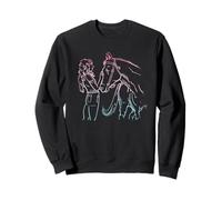 Graphique cavalière avec Cheval Amour Confiance Sweatshirt