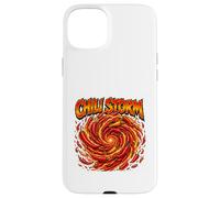 Graphique Chili Storm Fiery Pepper Swirl Coque pour iPhone 15 Plus