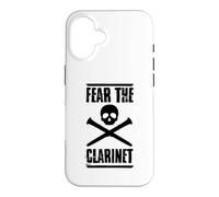 Graphique Clarinettiste Halloween Fear The Clarinette Coque pour iPhone 16