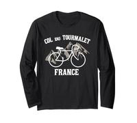 Graphique Col du Tourmalet France Biking Manche Longue