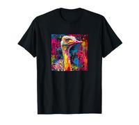 Graphique coloré autruche T-Shirt