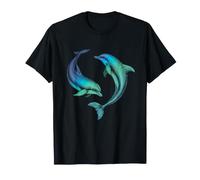 Graphique coloré simple pour les amoureux des dauphins T-Shirt