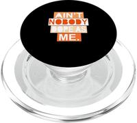 Graphique Coral Color Nobody Dope As Me Coral PopSockets PopGrip pour MagSafe