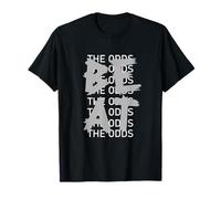 Graphique Couleur Monochrome Beat The Odds Gris T-Shirt
