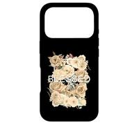 Graphique Couleur Tan Blessed & Blooming Coque pour iPhone 17 Pro