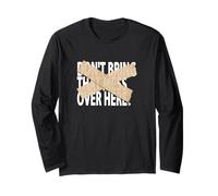 Graphique Couleur Tan Not Over Here Manche Longue