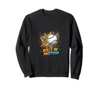 Graphique d'action de Vitesse de Baseball Ball in Motion Sweatshirt