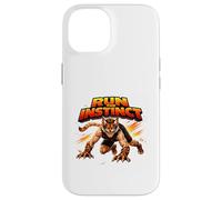Graphique d'action Dynamique Wild Instinct Beast Runner Coque pour iPhone 14