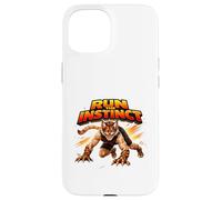 Graphique d'action Dynamique Wild Instinct Beast Runner Coque pour iPhone 15