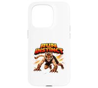 Graphique d'action Dynamique Wild Instinct Beast Runner Coque pour iPhone 15 Pro