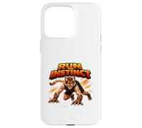Graphique d'action Dynamique Wild Instinct Beast Runner Coque pour iPhone 15 Pro Max