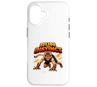Graphique d'action Dynamique Wild Instinct Beast Runner Coque pour iPhone 16