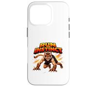 Graphique d'action Dynamique Wild Instinct Beast Runner Coque pour iPhone 16 Pro