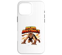 Graphique d'action Dynamique Wild Instinct Beast Runner Coque pour iPhone 16 Pro Max