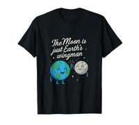 Graphique d'astronomie The Moon is Just Earths Wingman T-Shirt