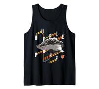 Graphique de Blaireau de Poufsouffle avec Lettres Grasses Débardeur